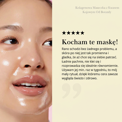 Kolagenowa Maseczka z Kwasem Kojowym Botanly™